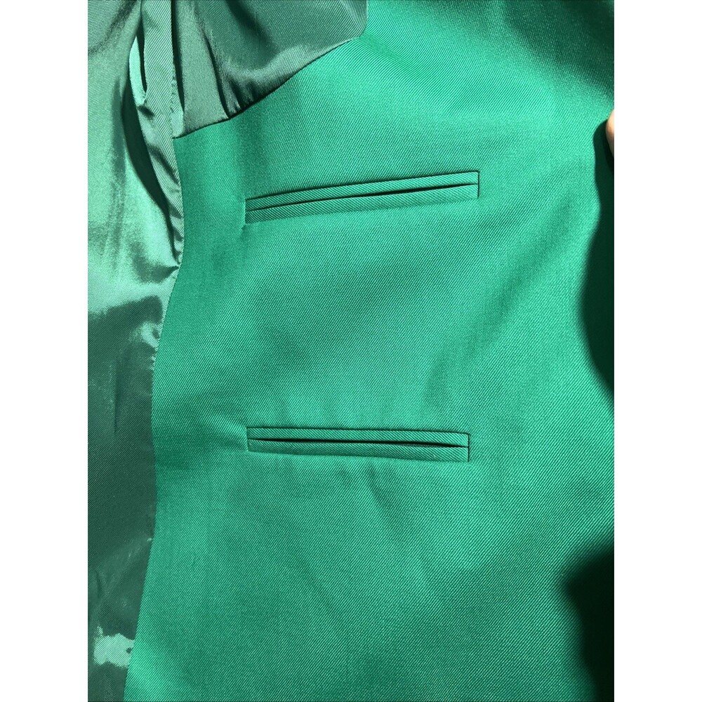 Argent Women’s 12 Green Blazer Jacket 2-Buttons NWT - Picture 9 of 10